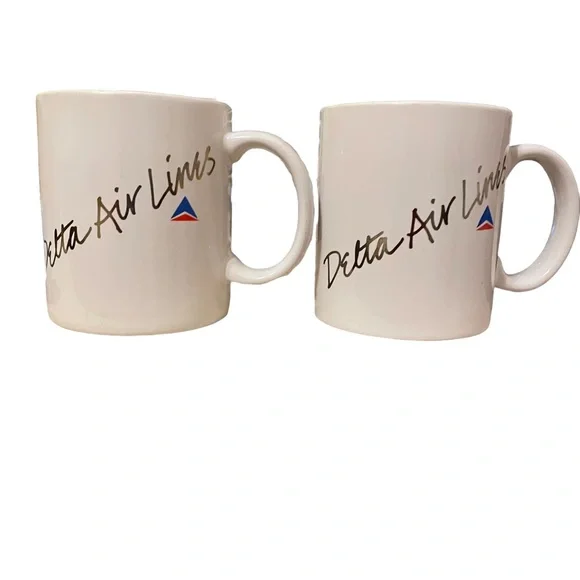 Delta Air Lines coffee mugs - Picture 1 of 5